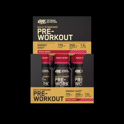 Optimum Nutrition Gold Standard Pre-Workout Shot Mixed Berry 720 ml (12 pieces) Mexico | 047219GJD