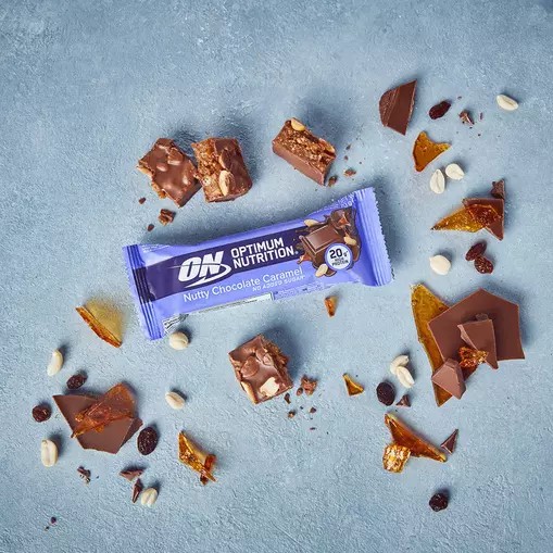 Optimum Nutrition Protein Bar Nutty Chocolate Caramel 70 grams (1 Bars) Mexico | 714950HDF