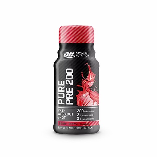 Optimum Nutrition Pure Pre 200 Pre-Workout Shot Berry 60ml (12 shots) Mexico | 937082LDT