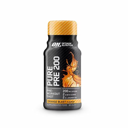 Optimum Nutrition Pure Pre 200 Pre-Workout Shot Orange 60ml (12 shots) Mexico | 568079LWX